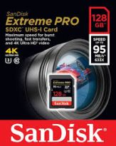 Thẻ nhớ 128GB SDXC SanDisk Extreme Pro 633x 95MB/s